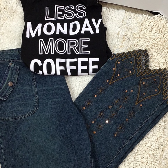 Jazzie Woman Denim - Jazzie Woman embellished Jeans 20W